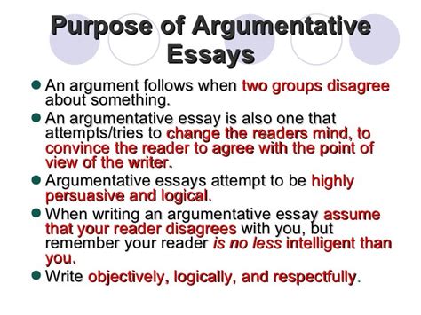 what is the purpose of a argumentative essay? exploring the depths of persuasion through words